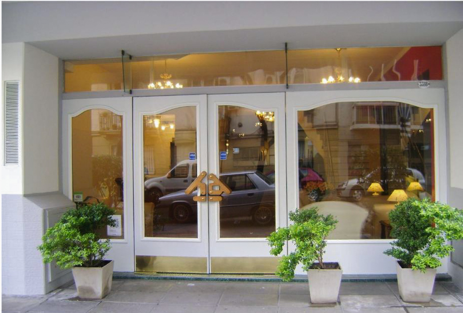Entrada del hotel